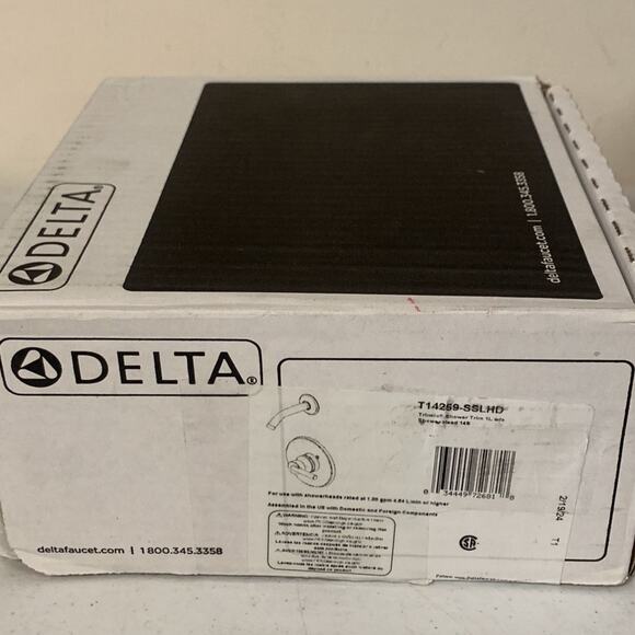 Delta Trinsic Monitor 14 Series Shower Trim - Less Head in Stainless - Picture 5 of 6